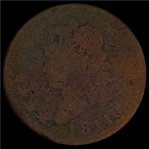 The coin is a heavily worn Indian Head C NICELY CI NICELY CIRCULATED