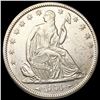 Image 1 : 1874 Arws Seated Liberty Half Dollar UNCIRCULATED