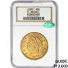 Image 1 : 1893 CAC $20 Gold Double Eagle NGC MS63