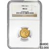 Image 1 : 1904 $2.50 Gold Quarter Eagle NGC MS63