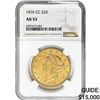 Image 1 : 1876-CC $20 Gold Double Eagle NGC AU53