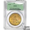 1920 $20 Gold Double Eagle PCGS MS62