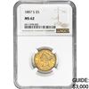 1887-S $5 Gold Half Eagle NGC MS62