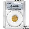 1915-S Pan-Pac $2.50 Gold Quarter Eagle PCGS MS66