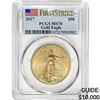 Image 1 : 2017 $50 American Gold Eagle 1OZ PCGS MS70