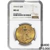 Image 1 : 1914-S $20 Gold Double Eagle NGC MS62