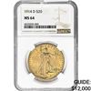 Image 1 : 1914-D $20 Gold Double Eagle NGC MS64