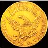 Image 2 : 1808 $5 Gold Half Eagle CHOICE AU