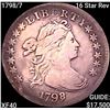 Image 1 : 1798/7 16 Star Rev Draped Bust Dime NEARLY UNCIRCULATED