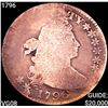 Image 1 : 1796 Draped Bust Dime NICELY CIRCULATED