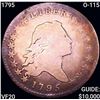 1795 O-115 Flowing Hair Half Dollar LIGHTLY CIRCULATED