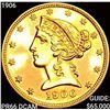 Image 1 : 1906 $5 Gold Half Eagle GEM PROOF DCAM