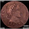 1787 Nova Eborac Large Head 1/2P HIGH GRADE