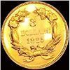 Image 2 : 1885 $3 Gold Piece CHOICE BU+