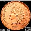 1872 Indian Head Cent CHOICE BU+
