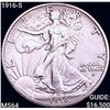 1916-S Walking Liberty Half Dollar CHOICE BU