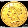 1844 $2.50 Gold Quarter Eagle CHOICE BU