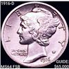 Image 1 : 1916-D Mercury Dime CHOICE BU FSB