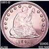 1891-O Seated Liberty Quarter CHOICE AU