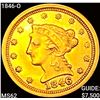 1846-O $2.50 Gold Quarter Eagle UNCIRCULATED