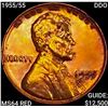 1955/55 DDO Wheat Cent CHOICE BU RD
