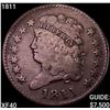 1811 Classic Head Half Cent