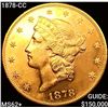 1878-CC $20 Gold Double Eagle UNCIRCULATED +