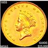Image 1 : 1855 Rare Gold Dollar GEM BU
