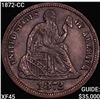 Image 1 : 1872-CC Seated Liberty Dime NEARLY UNCIRCULATED