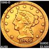 Image 1 : 1846-O $2.50 Gold Quarter Eagle CLOSELY UNCIRCULATED