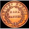 Image 2 : 1847 Kingdom of Hawaii Cent CHOICE BU RD