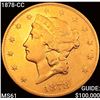 Image 1 : 1878-CC $20 Gold Double Eagle UNCIRCULATED