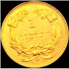 Image 2 : 1857-S Rare Gold Dollar CHOICE BU