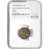 1670 New Yorke in America 1/4 P [1 Coin] NGC VF25