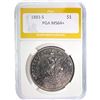 Image 2 : 1881-S Morgan Dollar PGA MS64+