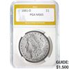 Image 1 : 1881-O Morgan Silver Dollar PGA MS65