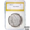 Image 1 : 1881-S Morgan Silver Dollar PGA MS64