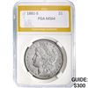 Image 1 : 1881-S Morgan Dollar PGA MS64