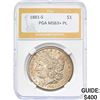 1881-S Morgan Dollar PGA MS63+ PL