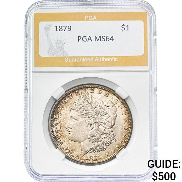 1879 Morgan Silver Dollar PGA MS64