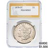 Image 1 : 1878-CC Morgan Dollar PGA MS63