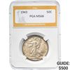 Image 1 : 1943 Walking Liberty Half Dollar PGA MS6