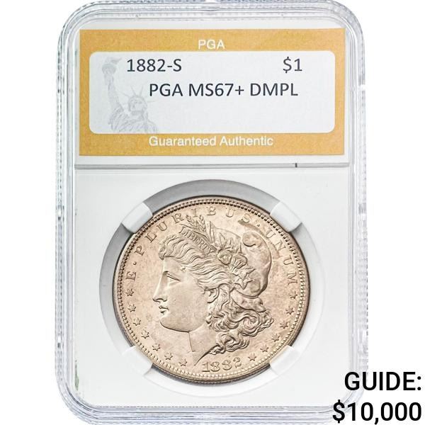 1882-S Morgan Dollar PGA MS67+ DMPL