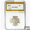 Image 1 : 1920 Buffalo Nickel PGA MS65