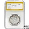 Image 1 : 1894 Barber Half Dollar PGA MS64 MS64
