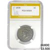 Image 1 : 1838 1C Large Cent PGA MS64 MS64