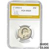 Image 1 : 1932-S Washington Quarter PGA MS64 MS64