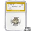 1920-D Mercury Dime PGA MS67 FSB MS67