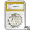 1883-S Morgan Silver Dollar PGA MS63+ MS63+