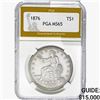 Image 1 : 1876 Silver Trade Dollar PGA MS65